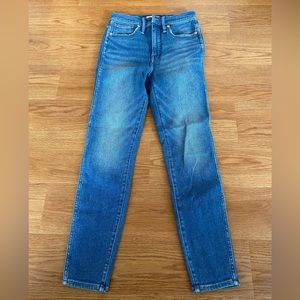 Madewell 10” High Rise Skinny Crop, size 27 T